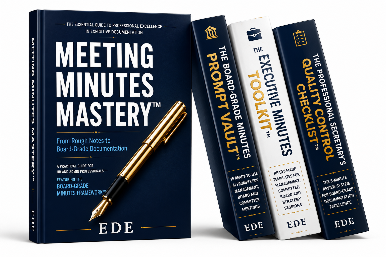 The complete Meeting Minutes Mastery bundle
